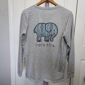 IVORY ELLA 100% Organic Cotton Long Sleeves Shirt size M